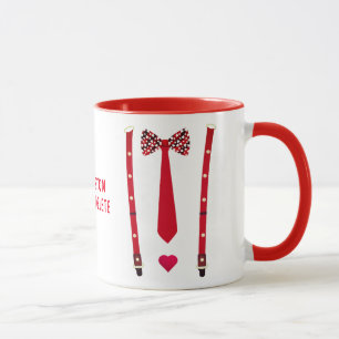 Lustiges Valentins Kostüm Liebhaber Tasse