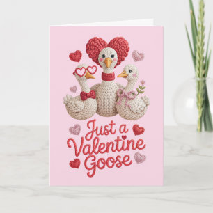 Lustiges Valentinstag Gruß für dumme Gans Karte