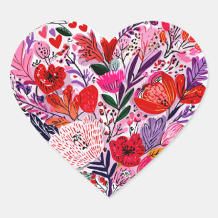 Lustiges Valentinstag-Sticker-Pack – Süßes Geschen Herz-Aufkleber