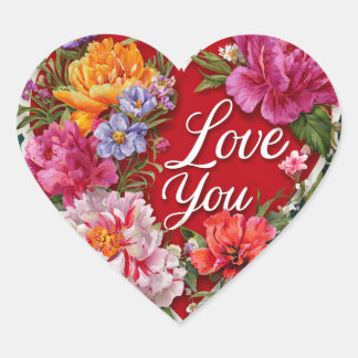 Lustiges Valentinstag-Sticker-Paket – Süßes Gesche Herz-Aufkleber