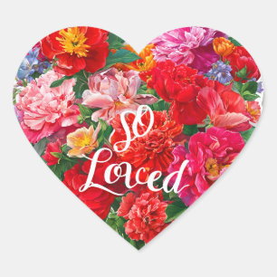 Lustiges Valentinstag-Sticker-Paket – Süßes Gesche Herz-Aufkleber