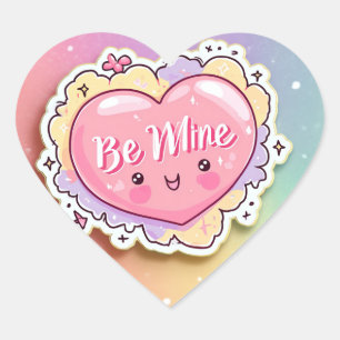 Lustiges Valentinstag-Sticker-Paket – Süßes Gesche Herz-Aufkleber