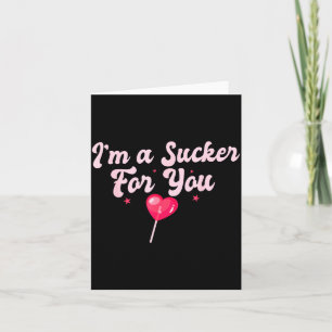 Lustiges Valentinstag-Zitat Ich bin ein Trottel fü Karte