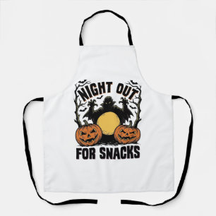 Lustiges Vampir-Shirt mit spookiger Kürbis-Nacht-K Schürze