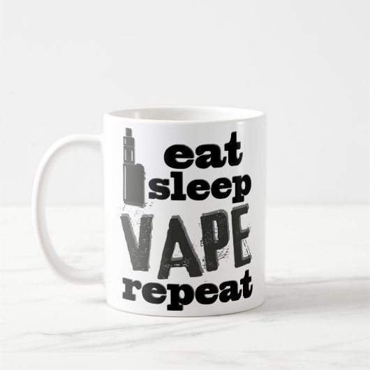 Lustiges Vaper Vaping Kaffee-Tasse Vapist Vape Kaffeetasse (Links)