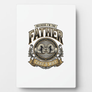 Lustiges Vater-Faust-Anstoßen Vintage-Gravur-Shirt Fotoplatte
