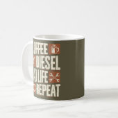 Lustiges Vater-Leben-Geschenk Kaffeetasse (Vorderseite Links)