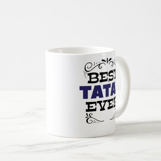 Lustiges Vatertag bestes Tatay Kaffeetasse (VorderseiteRechts)