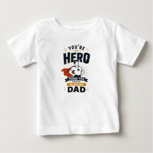 Lustiges Vatertag-Fußball-Shirt für Papa Baby T-shirt