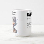 Lustiges Vatertags-Daddy-Definition Wrap Verwandlungstasse (Zentrum)