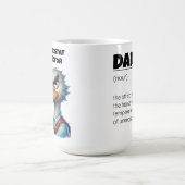 Lustiges Vatertags-Vater-Definition Wrap Verwandlungstasse (Zentrum)