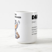 Lustiges Vatertags-Vater-Definitions-Wrap Verwandlungstasse (Zentrum)