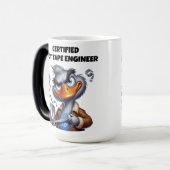 Lustiges Vatertags-Vater-Definitions-Wrap Verwandlungstasse (Vorderseite Links)