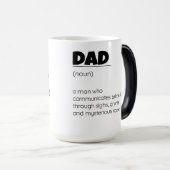 Lustiges Vatertags-Vater-Definitions-Wrap Verwandlungstasse (VorderseiteRechts)