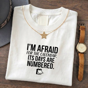 Lustiges Vatertags-Witz-Kalender Grafik-T-Shirt T-Shirt