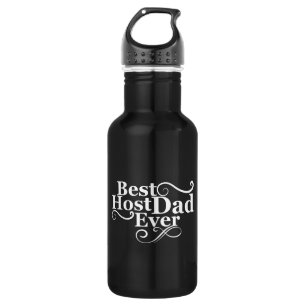 Lustiges Vatertagsgeschenk Bester Gastgeber-Vater Edelstahlflasche