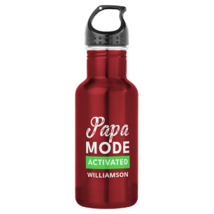 Lustiges Vatertagsgeschenk für den neuen Papa Edelstahlflasche