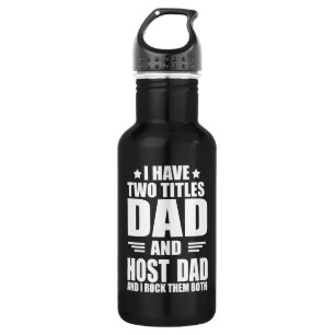 Lustiges Vatertagsgeschenk Gastgeber-Vater Edelstahlflasche