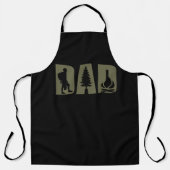 Lustiges Vatertagsgeschenk Wandern Camping Papa Schürze (Vorderseite)
