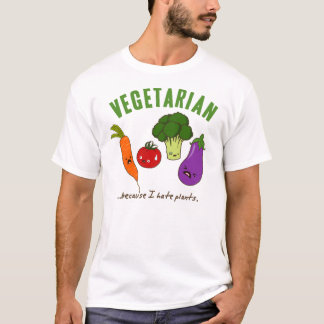 Lustiges vegetarisches Shirt - niedliches kawaii
