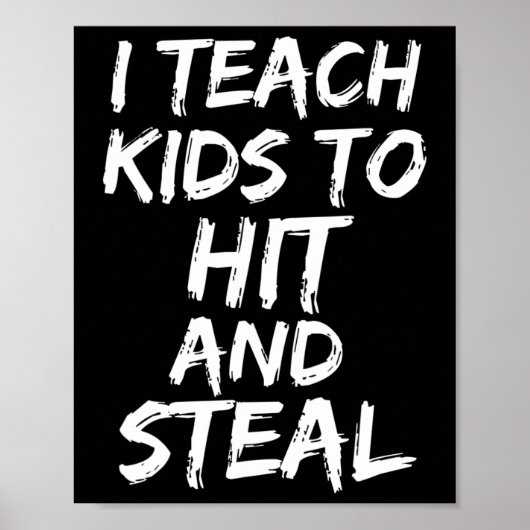 Lustiges Verkauf Coaching-Geschenk Ich bringe Kind Poster (Vorne)