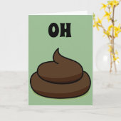 LUSTIGES VERSPÄTETES GEBURTSTAGSGESCHENK KARTE (Gelbe Blume)