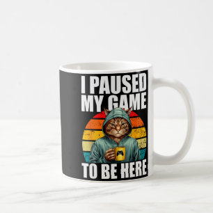 Lustiges Video Gaming PC Gamer Ich pausierte mein  Kaffeetasse