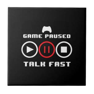 Lustiges Videospiel-Design für Männer Frauen Video Fliese