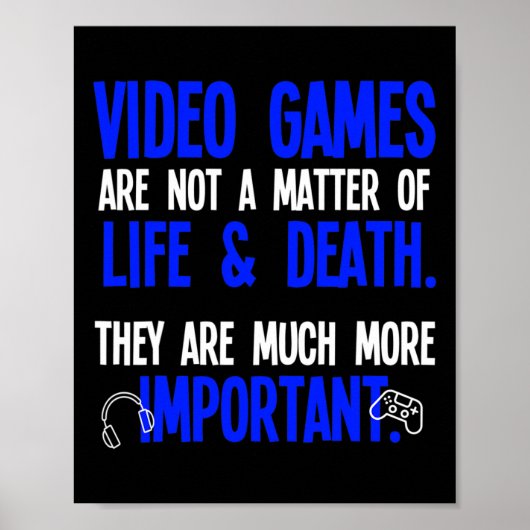 Lustiges Videospiel für PC-Konsole Gamer Geek  Poster (Vorne)