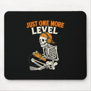 Lustiges Videospiel-Halloween-Skelett-Gamer-Kostüm Mousepad