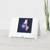 Lustiges viel Glück mit Ihrer Erholung Karte (Rückseite)