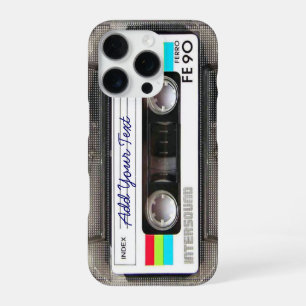 Lustiges Vintage 80er Retro Musik Kassettenband iPhone 16 Pro Hülle