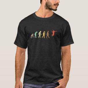 Lustiges Vintage-Badminton Retro-Badmintonspieler T-Shirt