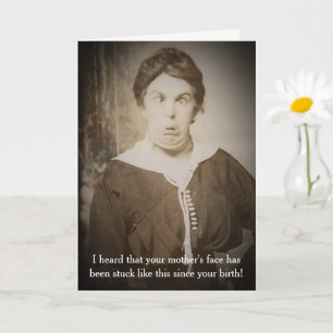 Lustiges Vintage-Foto Valentinstag Karte