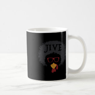 Lustiges Vintage-Gesicht Retro-Stil Thanksgiving D Kaffeetasse