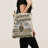 Lustiges Vintage-Introvert-Design Tasche (Von Nahem)