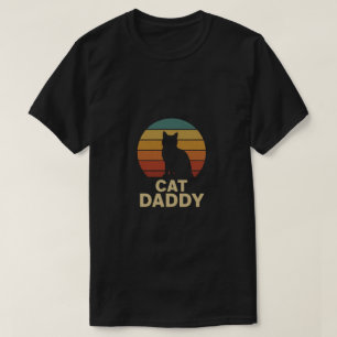 Lustiges Vintage-Katz-Vater-Geschenk 2026 T-Shirt