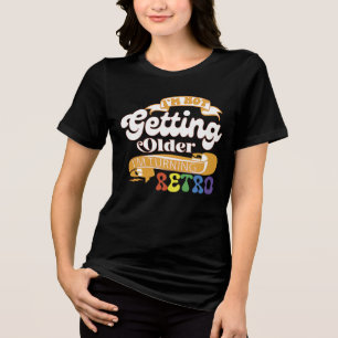 Lustiges Vintage Retro T-Shirt Tri-Blend Shirt