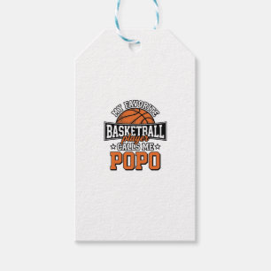 Lustiges Vintage-Sportdesign Basketball Popo_1 Geschenkanhänger