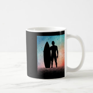 Lustiges Vintage-Surfdessin für Männer, Jungen, di Kaffeetasse