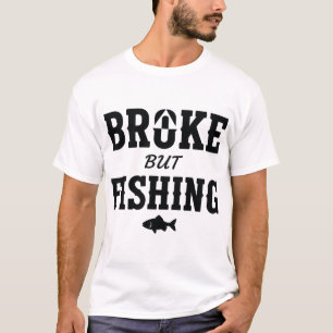 Lustiges Vintage- Zitat für arme Fischer T-Shirt
