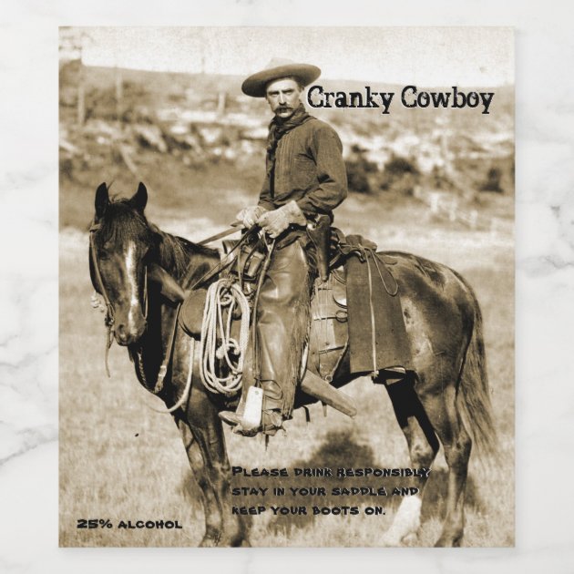 Western Reiter Vintage Style Cowboy USA Magnet Schild 