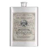Lustiges Vintages Moonshine Flachmann (Vorderseite)