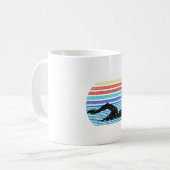 Lustiges Vintages Retro Kaffeetasse (Vorderseite Links)