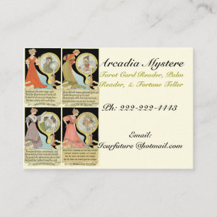 Lustiges Vintages Tarot kardiert Visitenkarte