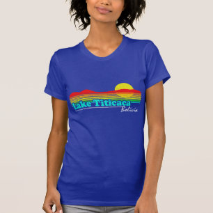 Lustiges Vintages Titicaca-See T-Shirt