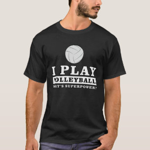 Lustiges Volleyball-Design T-Shirt