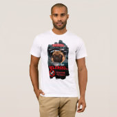 Lustiges Vorsicht-Hund-T-Shirt – Herren-Wachhund-T T-Shirt (Vorne ganz)