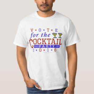 Lustiges Wahl-Parodie-Cocktail-Party 2016 T-Shirt