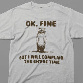 Lustiges Waschbär-Klage-Meme Tri-Blend Shirt